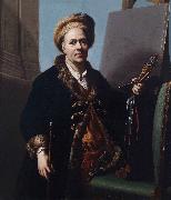 Jacob van Schuppen Self portrait oil painting